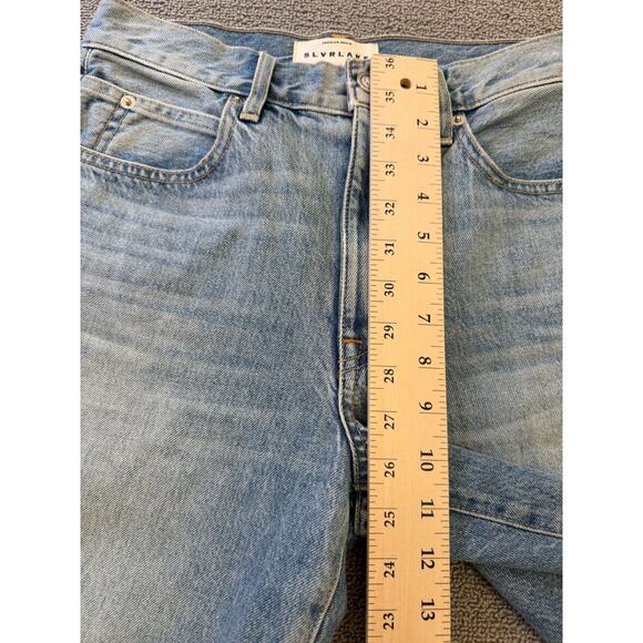 SLVRLAKE Womens Light Wash Denim London Shorts Size 26 Temecula Sunrise - Picture 8 of 14